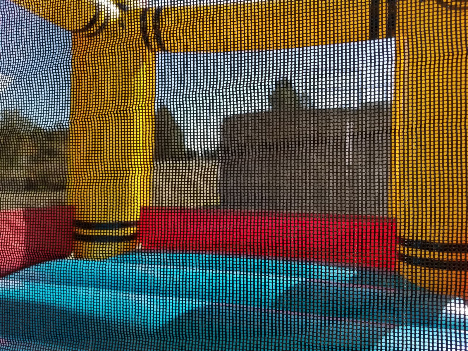 inside Happy Face Bounce House